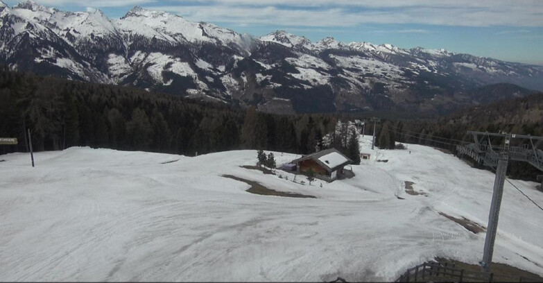 Webcam Bellamonte-Alpe Lusia - Pista Le Fassane e Morea Snowpark