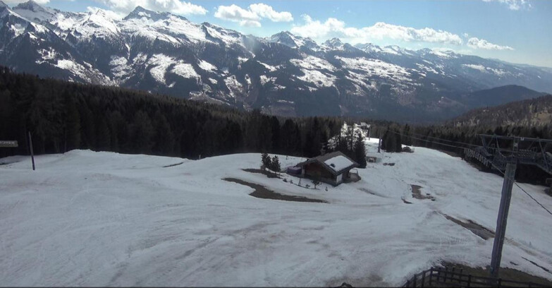 Webcam Bellamonte-Alpe Lusia - Pista Le Fassane e Morea Snowpark