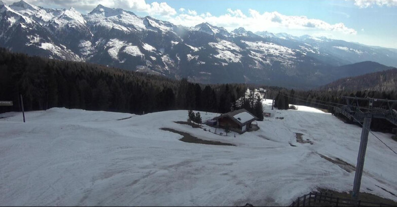 Webcam Bellamonte-Alpe Lusia - Pista Le Fassane e Morea Snowpark