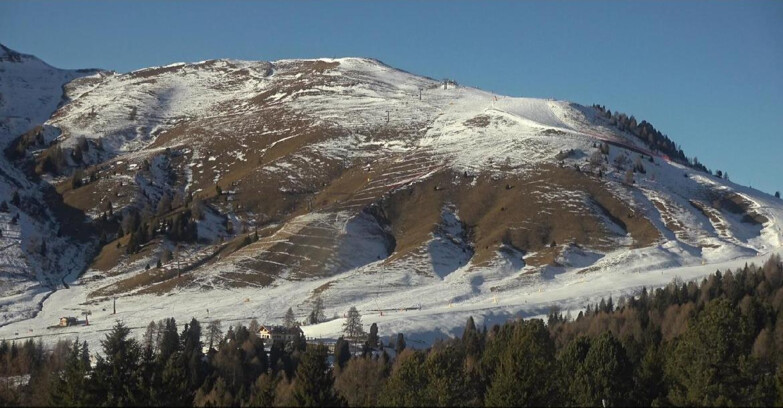 Webcam Bellamonte-Alpe Lusia  - Pista direttissima Le Cune