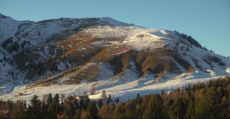 Webcam Bellamonte-Alpe Lusia  - Pista direttissima Le Cune