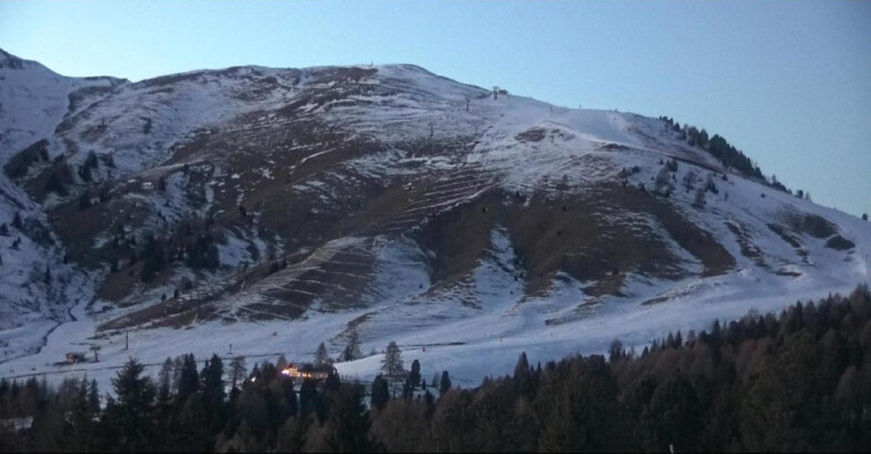 Webcam Bellamonte-Alpe Lusia  - Pista direttissima Le Cune
