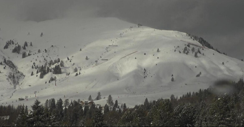 Webcam Bellamonte-Alpe Lusia - Pista direttissima Le Cune