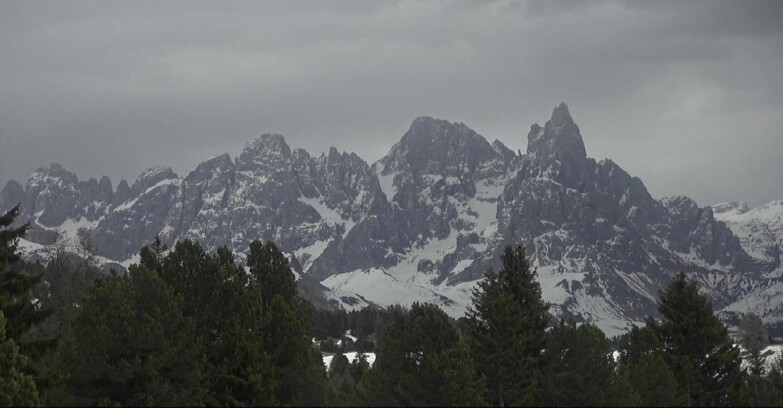 Webcam Bellamonte-Alpe Lusia  - Pale di San Martino