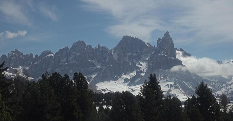 Webcam Белламонте-Альпе-Лусиа  - Pale di San Martino