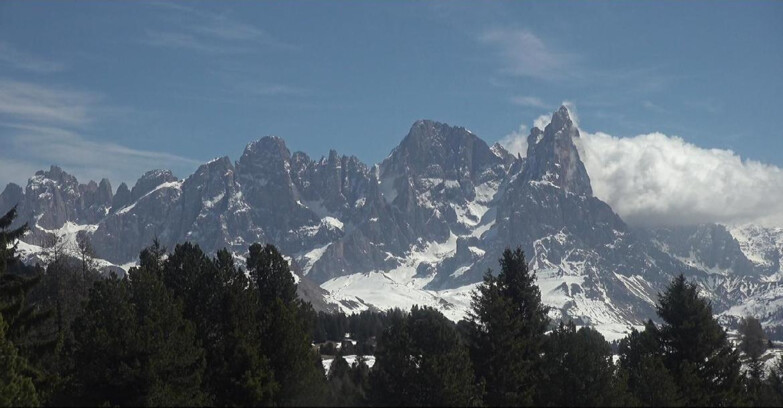 Webcam Белламонте-Альпе-Лусиа  - Pale di San Martino