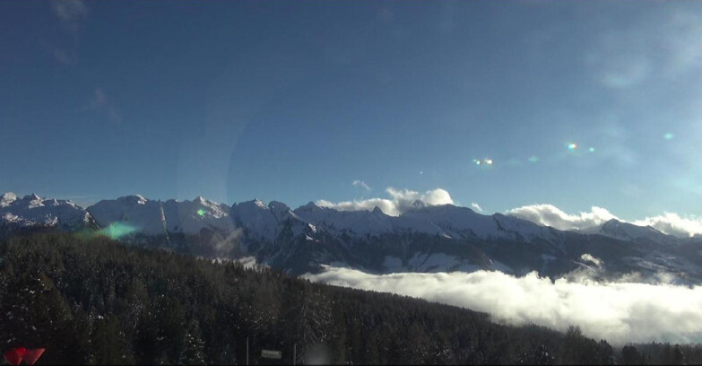 Webcam Bellamonte-Alpe Lusia - Catena del Lagorai