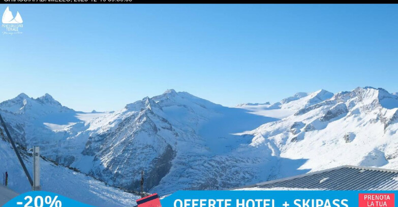 Webcam Pontedilegno-Tonale - Ski Area Passo del Tonale  - Presena