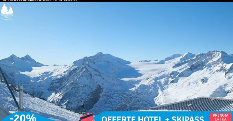 Webcam Pontedilegno-Tonale - Ski Area Passo del Tonale  - Presena
