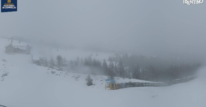 Webcam Madonna di Campiglio (Skiarea Campiglio Dolomiti di Brenta - Val di Sole Val Rendena) - Rifugio Viviani