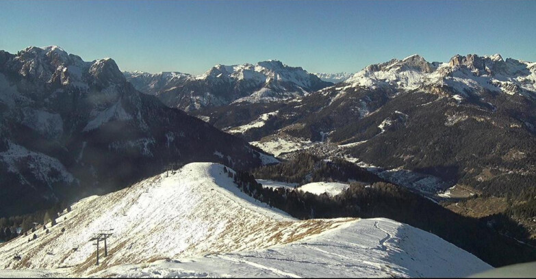 Webcam Pozza di Fassa-Aloch-Buffaure  - Sasso Lungo und Sasso Piatto