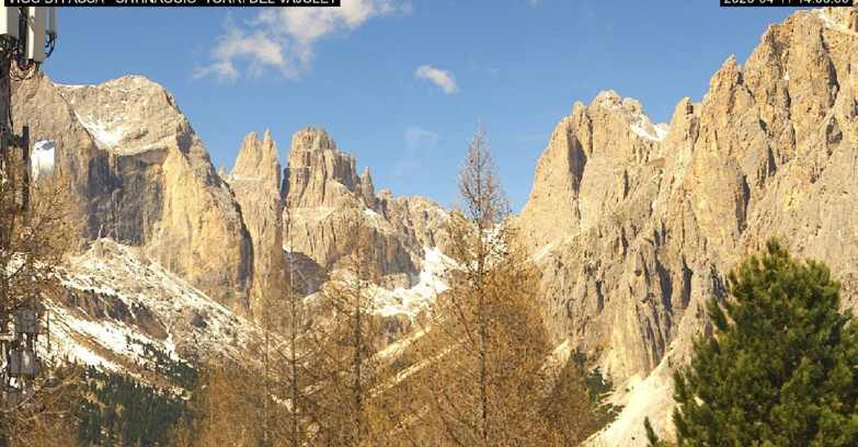 Webcam Vigo di Fassa-Pera-Ciampedìe - Vigo di Fassa - Gardeccia - Torri del Vajolet