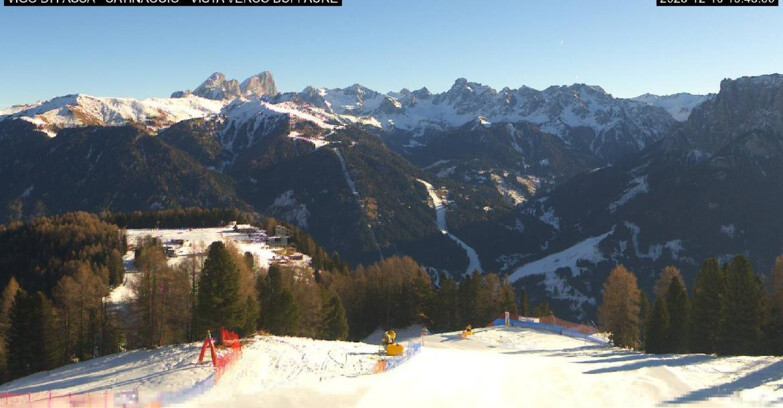 Webcam Vigo di Fassa-Pera-Ciampedìe - Vigo di Fassa - Ciampedie e Pozza Buffaure