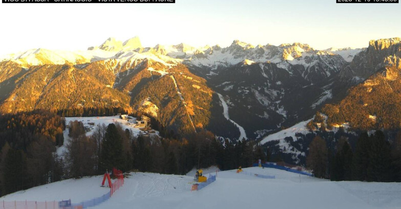 Webcam Vigo di Fassa-Pera-Ciampedìe - Vigo di Fassa - Ciampedie e Pozza Buffaure