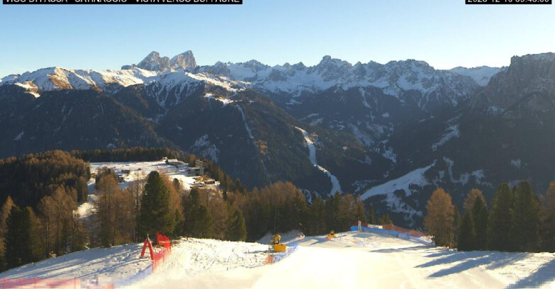 Webcam Vigo di Fassa-Pera-Ciampedìe - Vigo di Fassa - Ciampedie e Pozza Buffaure