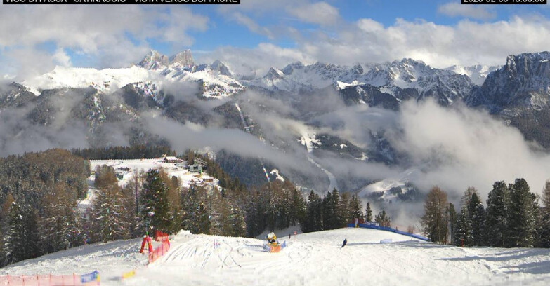 Webcam Vigo di Fassa-Pera-Ciampedìe - Vigo di Fassa - Ciampedie e Pozza Buffaure