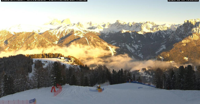 Webcam Vigo di Fassa-Pera-Ciampedìe - Vigo di Fassa - Ciampedie e Pozza Buffaure