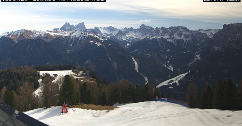 Webcam Виго-ди-Фасса-Пера-Чампедие  - Vigo di Fassa - Ciampedie e Pozza Buffaure