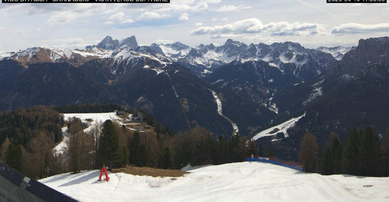 Webcam Виго-ди-Фасса-Пера-Чампедие  - Vigo di Fassa - Ciampedie e Pozza Buffaure