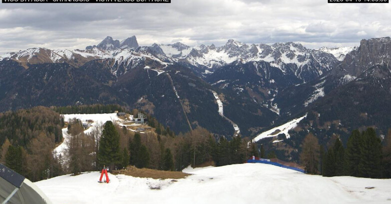 Webcam Виго-ди-Фасса-Пера-Чампедие  - Vigo di Fassa - Ciampedie e Pozza Buffaure