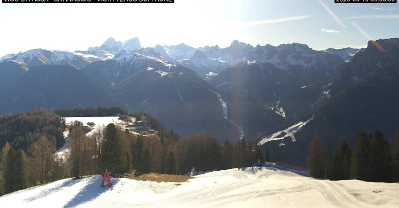 Webcam Виго-ди-Фасса-Пера-Чампедие  - Vigo di Fassa - Ciampedie e Pozza Buffaure