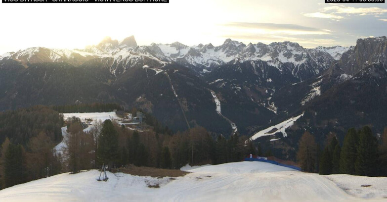 Webcam Vigo di Fassa-Pera-Ciampedìe - Vigo di Fassa - Ciampedie e Pozza Buffaure