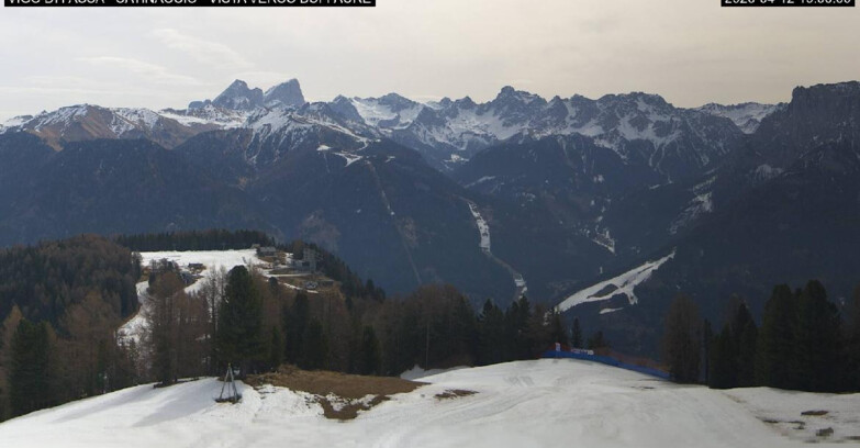 Webcam Vigo di Fassa-Pera-Ciampedìe - Vigo di Fassa - Ciampedie e Pozza Buffaure