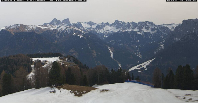 Webcam Vigo di Fassa-Pera-Ciampedìe - Vigo di Fassa - Ciampedie e Pozza Buffaure