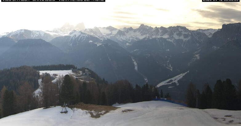 Webcam Vigo di Fassa-Pera-Ciampedìe - Vigo di Fassa - Ciampedie e Pozza Buffaure