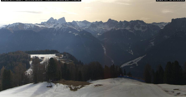 Webcam Vigo di Fassa-Pera-Ciampedìe - Vigo di Fassa - Ciampedie e Pozza Buffaure