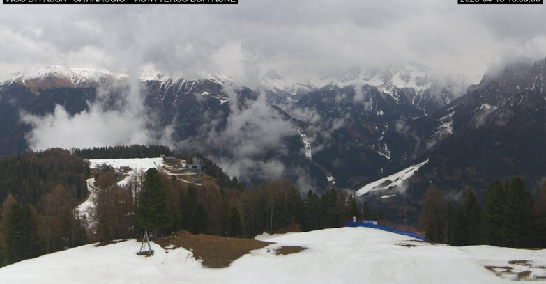 Webcam Vigo di Fassa-Pera-Ciampedìe - Vigo di Fassa - Ciampedie e Pozza Buffaure