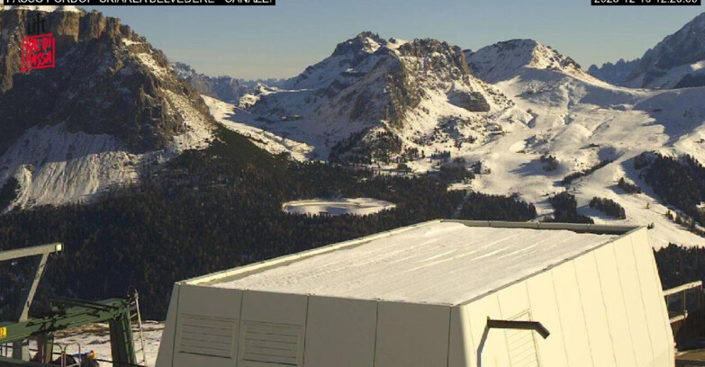 Webcam Campitello-Mazzin-Col Rodella  - Canazei - Belvedere - Skiarea Belvedere