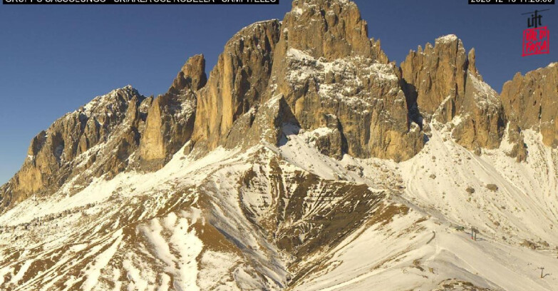 Webcam Campitello-Mazzin-Col Rodella  - Campitello di Fassa - Col Rodella - Gruppo del Sassolungo