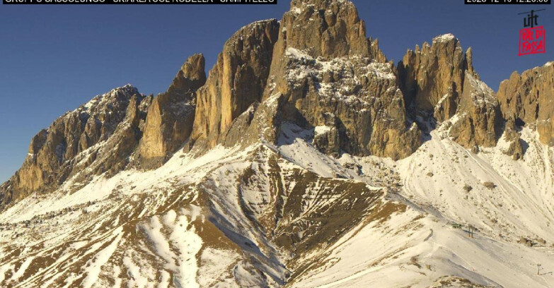 Webcam Campitello-Mazzin-Col Rodella  - Campitello di Fassa - Col Rodella - Gruppo del Sassolungo