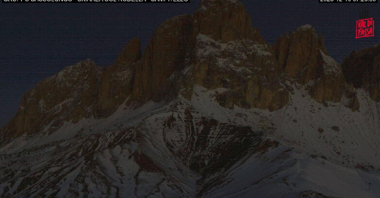 Webcam Campitello-Mazzin-Col Rodella  - Campitello di Fassa - Col Rodella - Gruppo del Sassolungo