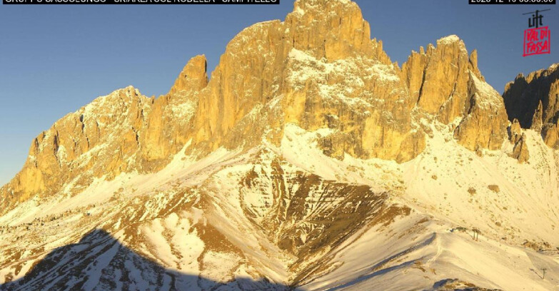 Webcam Campitello-Mazzin-Col Rodella  - Campitello di Fassa - Col Rodella - Gruppo del Sassolungo