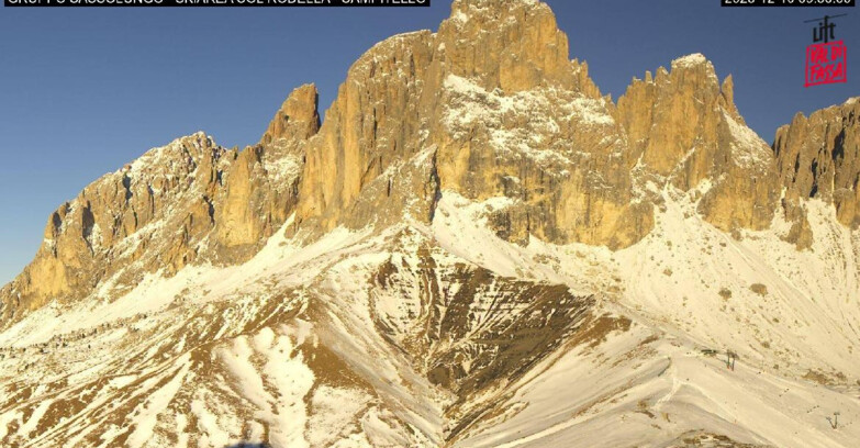 Webcam Campitello-Mazzin-Col Rodella  - Campitello di Fassa - Col Rodella - Gruppo del Sassolungo