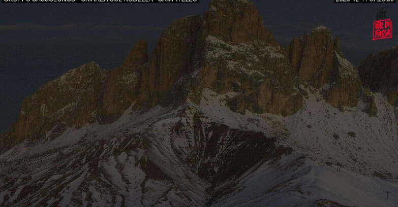 Webcam Campitello-Mazzin-Col Rodella  - Campitello di Fassa - Col Rodella - Gruppo del Sassolungo