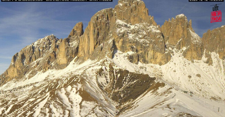 Webcam Campitello-Mazzin-Col Rodella - Campitello di Fassa - Col Rodella - Gruppo del Sassolungo