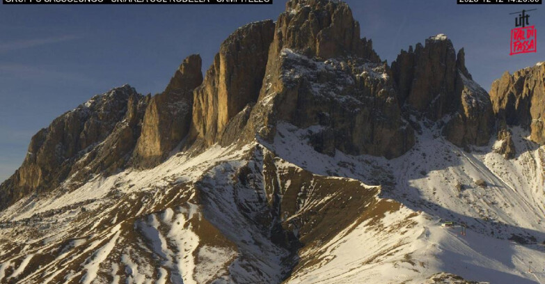 Webcam Campitello-Mazzin-Col Rodella - Campitello di Fassa - Col Rodella - Gruppo del Sassolungo