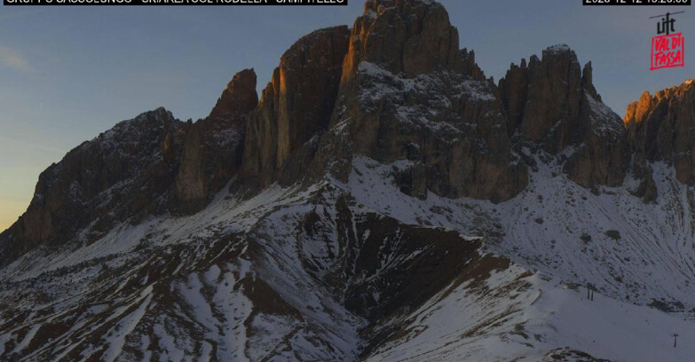 Webcam Campitello-Mazzin-Col Rodella - Campitello di Fassa - Col Rodella - Gruppo del Sassolungo