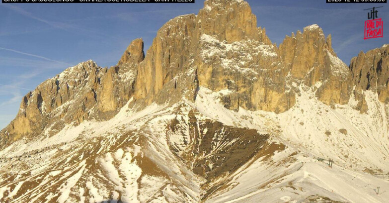 Webcam Campitello-Mazzin-Col Rodella - Campitello di Fassa - Col Rodella - Gruppo del Sassolungo
