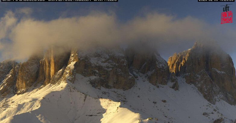 Webcam Campitello-Mazzin-Col Rodella  - Campitello di Fassa - Col Rodella - Gruppo del Sassolungo