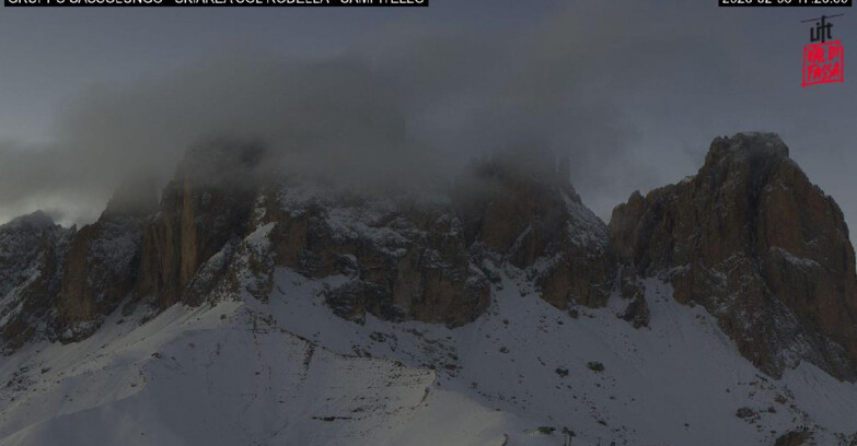 Webcam Campitello-Mazzin-Col Rodella - Campitello di Fassa - Col Rodella - Gruppo del Sassolungo