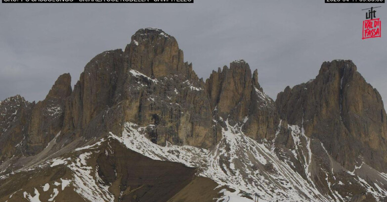 Webcam Campitello-Mazzin-Col Rodella - Campitello di Fassa - Col Rodella - Gruppo del Sassolungo