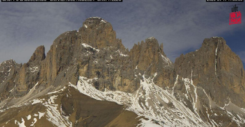 Webcam Campitello-Mazzin-Col Rodella  - Campitello di Fassa - Col Rodella - Gruppo del Sassolungo