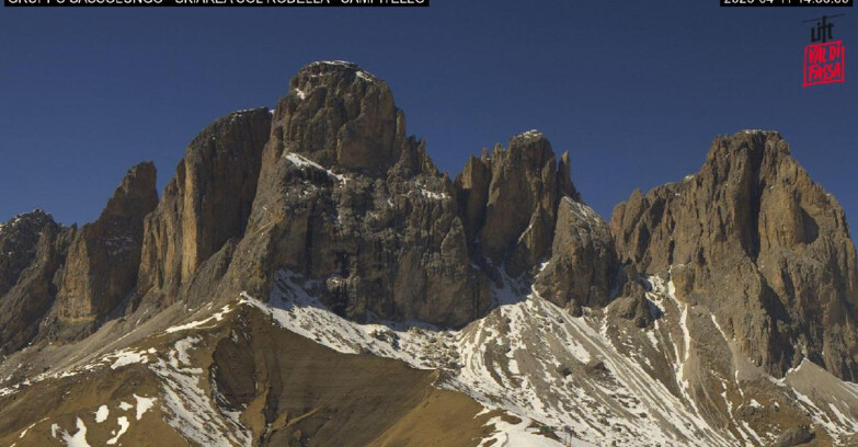Webcam Campitello-Mazzin-Col Rodella - Campitello di Fassa - Col Rodella - Gruppo del Sassolungo