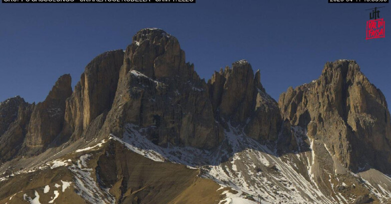 Webcam Campitello-Mazzin-Col Rodella - Campitello di Fassa - Col Rodella - Gruppo del Sassolungo