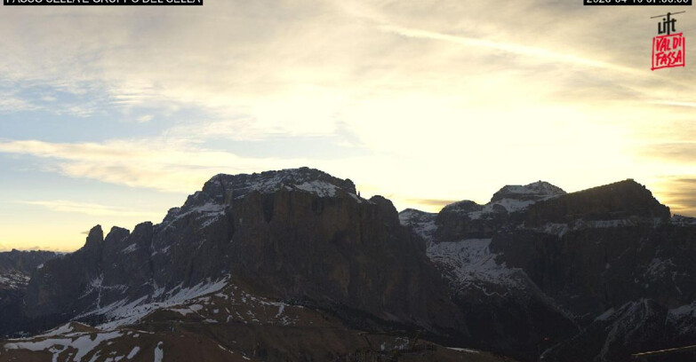 Webcam Campitello-Mazzin-Col Rodella - Canazei - Passo Pordoi - Sass Pordoi