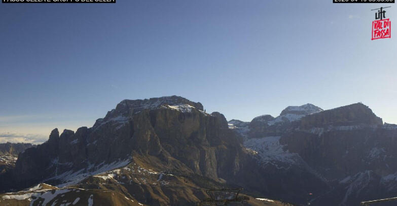 Webcam Campitello-Mazzin-Col Rodella - Canazei - Passo Pordoi - Sass Pordoi